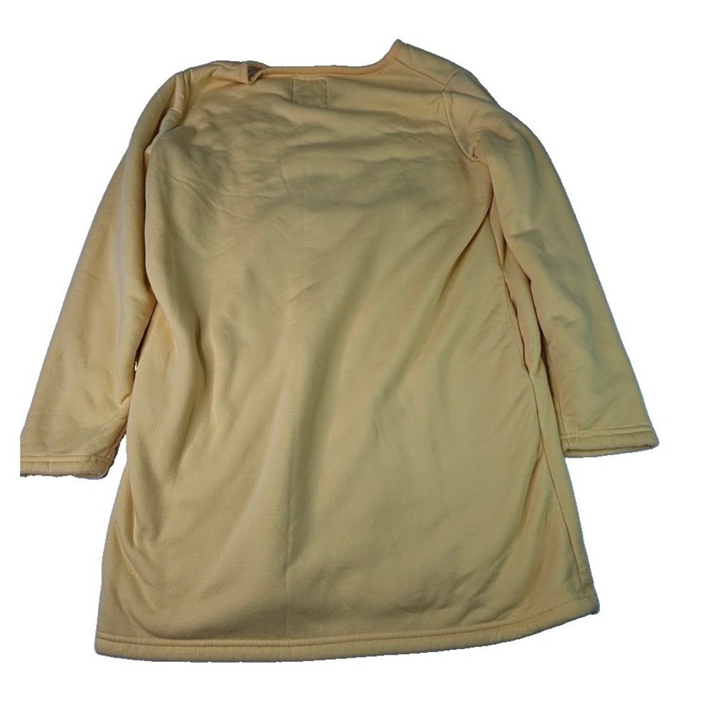 Simply Southern Yellow Bee Kind Pullover Fleece Women Large Oversized Sweatshirt - Picture 8 of 9